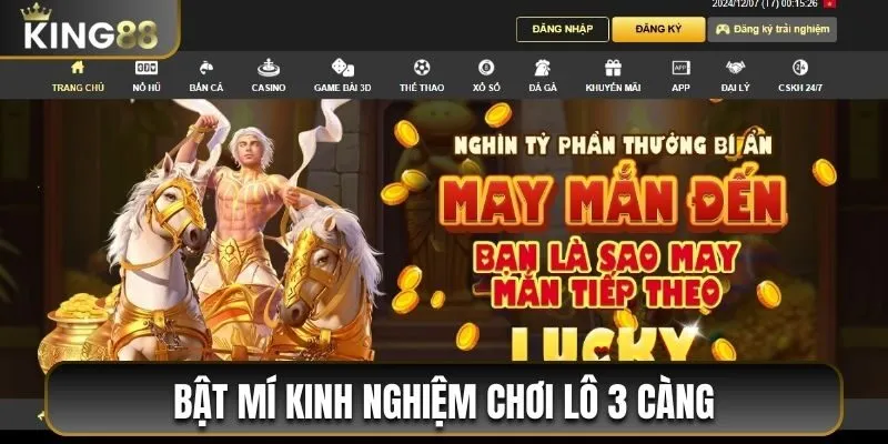 Đề 3 Càng Là Gì? Các Bí Kíp Soi Kèo Chuẩn Năm 2025 3 Bật mí kinh nghiệm chơi lô 3 hiệu quả và dễ thắng