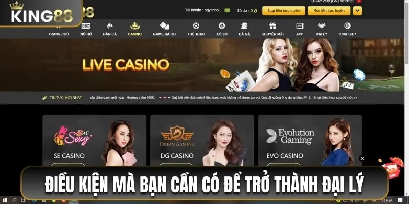 Đại Lý King88 | Tất Tần Tật Những Thông Tin Về Chương Trình 3 Điều kiện mà bạn cần có để trở thành đại lý