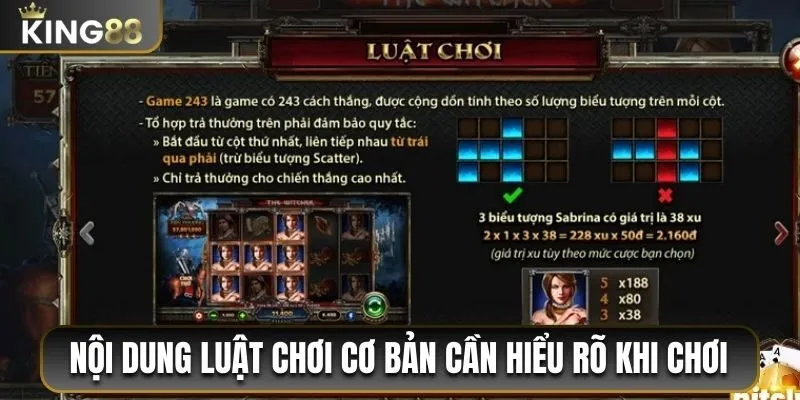 Nổ Hũ Witcher King88 - Luật Và Mẹo Chơi Dễ Trúng Jackpot 2 Nội dung luật chơi cơ bản cần hiểu rõ khi chơi